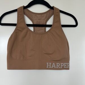 Harper Wilde Tan Sports Bra
